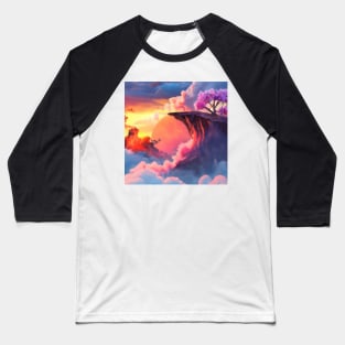 Mountains of Imagination: A Fantasy Adventure Baseball T-Shirt